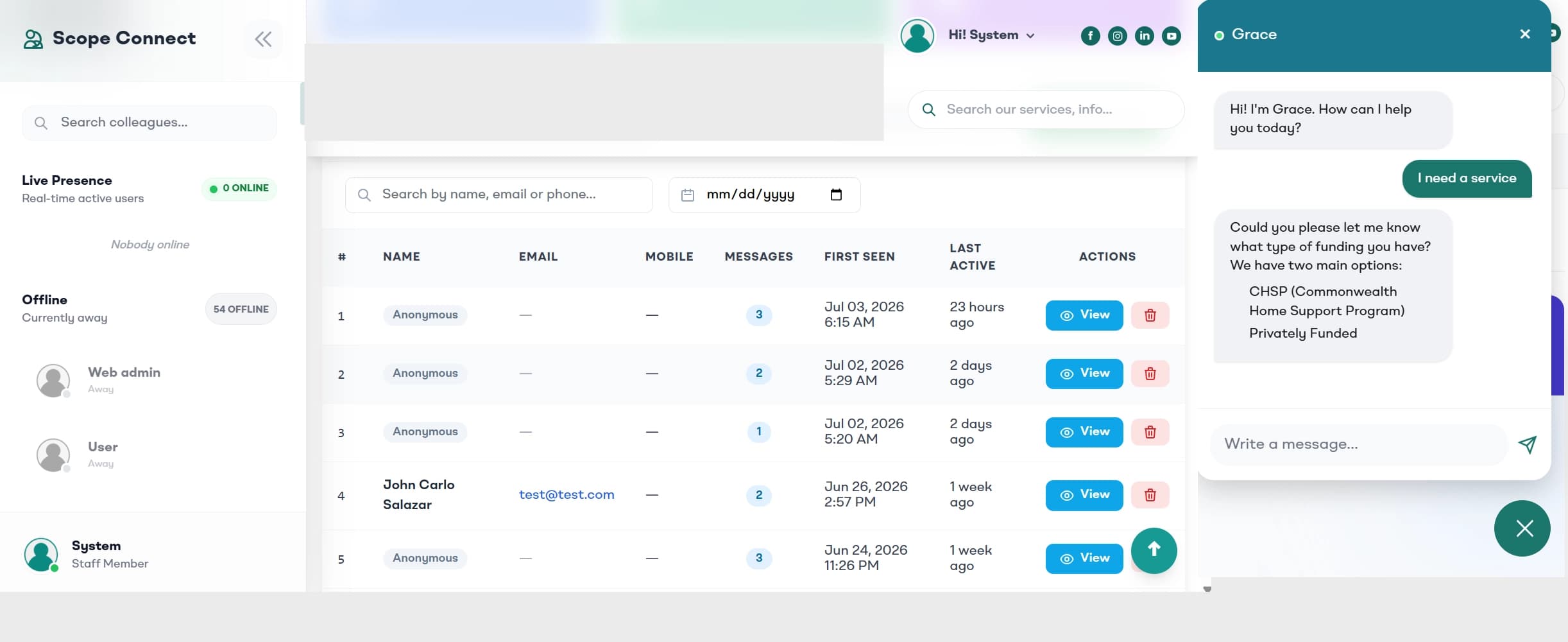 ChatLeads - Laravel / AI project by John Carlo Salazar