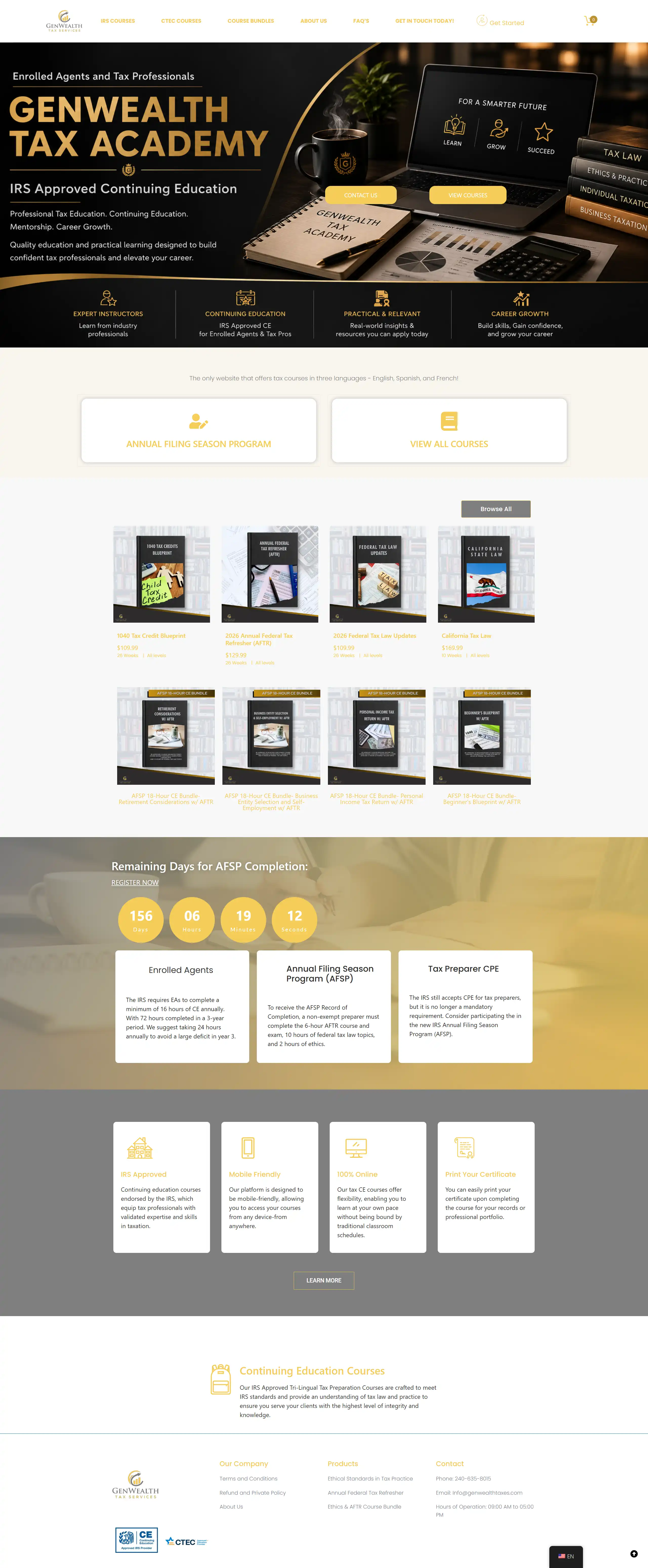 Gen Wealth Tax Academy - WordPress project by John Carlo Salazar
